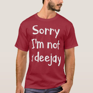 Disc Jockey Set Platenspeler - Vinyl DJ T-shirt