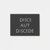 Disce aut discede post-it® notes (Voorkant)