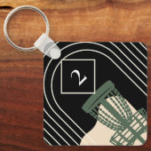 Discgolf Bag Label Sleutelhanger (Voorkant)