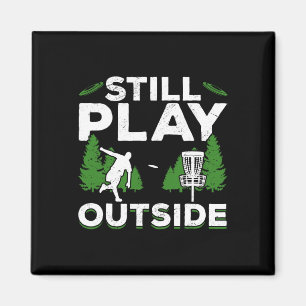 Discgolf Frisbee Golf Nog Steeds Buiten Spelen Magneet