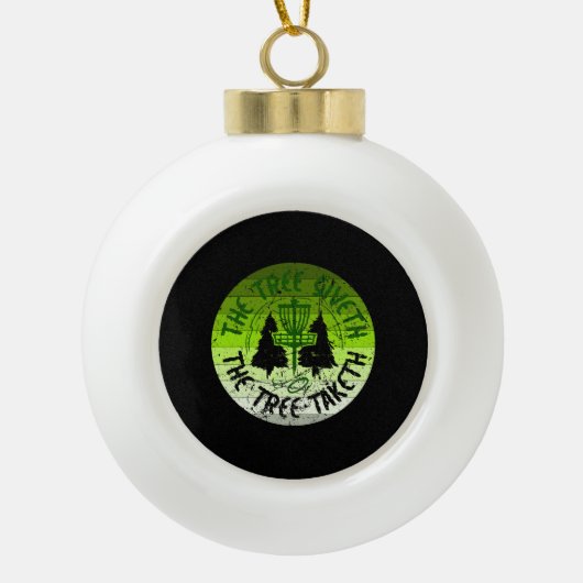Discgolf Keramische Bal Ornament (Voorkant)