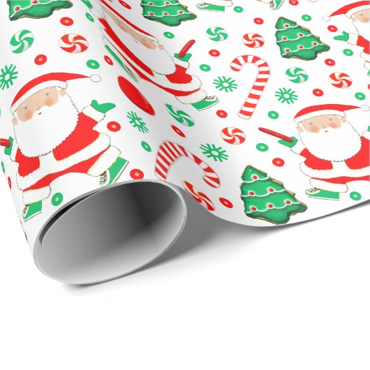 Discgolf kerstcadeau inpakpapier (Rol Hoek)