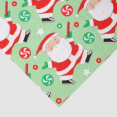 Discgolf kerstcadeau tissuepapier (Detail)