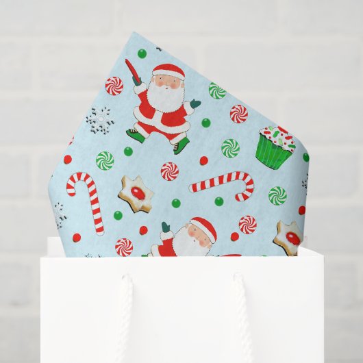 Discgolf Kerstmis Tissuepapier (Cadeauzakje)
