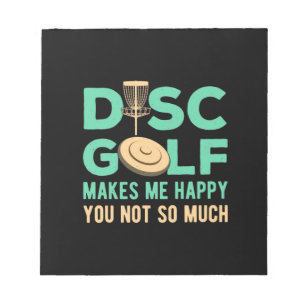 Discgolf maakt me gelukkig notitieblok