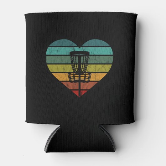 DiscGolf - Retro  doelmandje Blikjeskoeler (Voorkant)