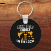 Discgolf Ultimate Frisbee Sleutelhanger (Voorkant)