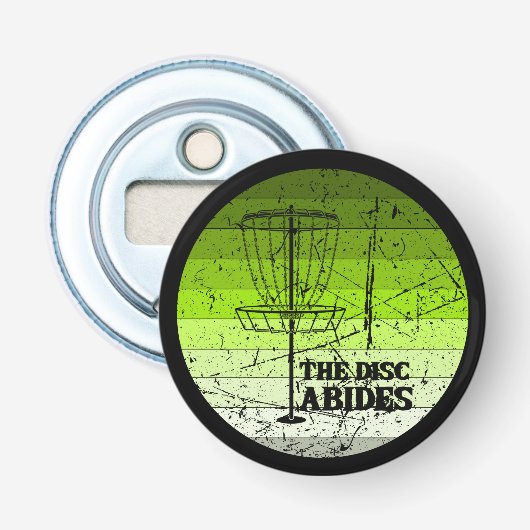 Discgolf Vintage Button Flesopener (Voorkant)
