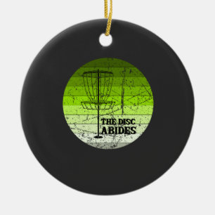Discgolf Vintage Keramisch Ornament