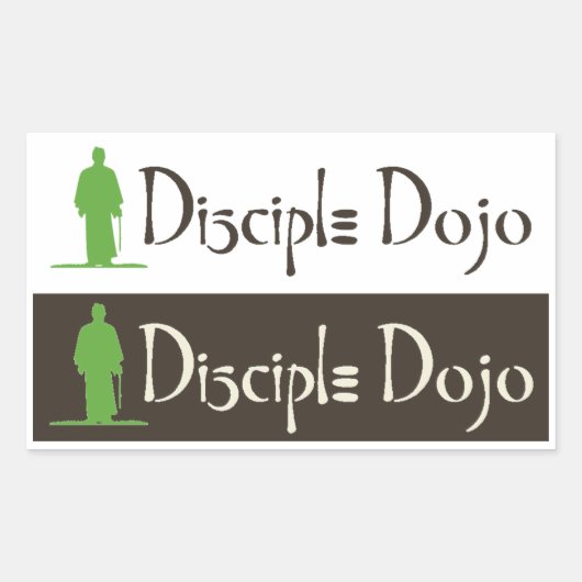 Disciple Dojo 2-pour-1 autocollant (Devant)