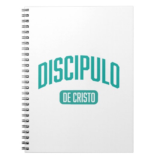 Disciple Seagreen Spiral Carnet espagnol (Devant)