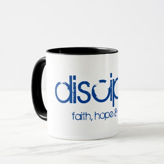 Disciple Unity White Mug Black Inside (Devant gauche)