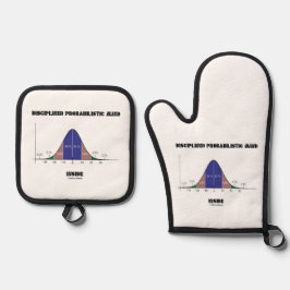 disciplinaire probabilistische geest in de slagkro ovenwant & pannenlap set