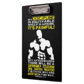 DISCIPLINE - Bodybuilding Workout Motivatie Klembord (Links)