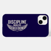 DISCIPLINE BOUWT VRIJHEID Case-Mate iPhone CASE (Achterkant (horizontaal))