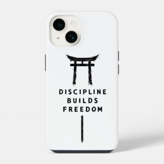 Discipline Bouwt Vrijheid Japanse Torii Streetwear iPhone 14 Hoesje