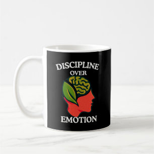 Discipline Boven Emotie Inspirerende Zelfbeheersin Koffiemok
