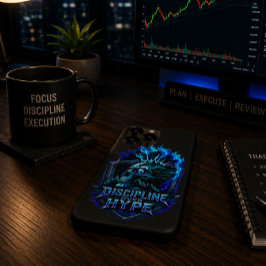 Discipline Boven Hype Bitcoin Crypto Mentaliteit O iPhone 11 Pro Hoesje