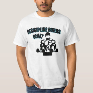 Discipline Boven Motivatie — Bouw Dat Lichaam T-shirt