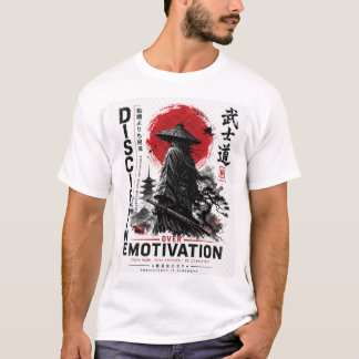 Discipline Boven Motivatie Samurai Shirt –