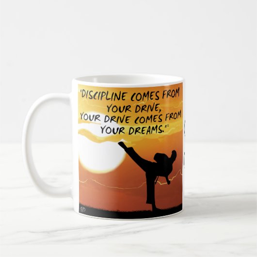 "Discipline" Coffee Mug (Gauche)