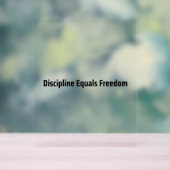 Discipline Égal Liberté Machine à Écrire Minimalis (Neutre)