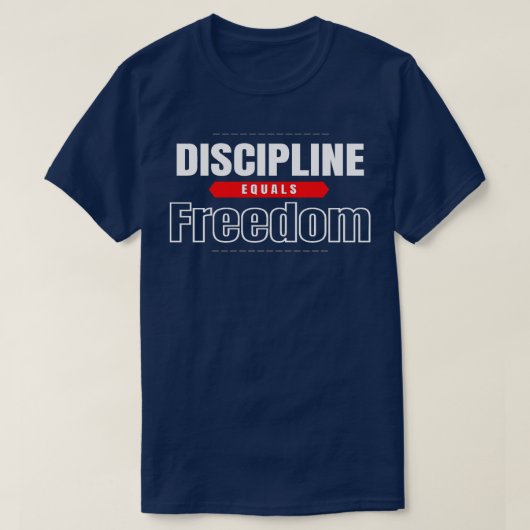 Discipline égale liberté Jocko Willink TShirt (Design devant)