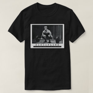 DISCIPLINE - "Gewichtheffen" Motivatie T-shirt