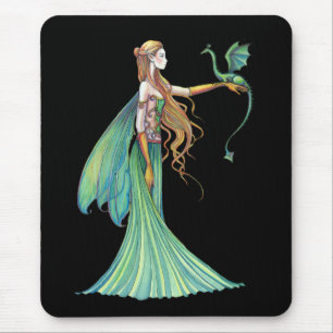 Discipline Green Fairy Dragon door Molly Harrison Muismat