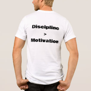 Discipline is groter dan motivatie Tri-Blend shirt