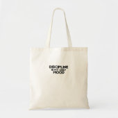 Discipline Is My Only Mood Minimalist Tote Bag (Devant)