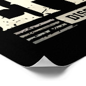 Discipline is vrijheid vermomd als inspanning, suc poster (Hoek)