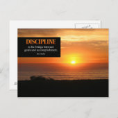 Discipline Motivatie Briefkaart (Voorkant / Achterkant)