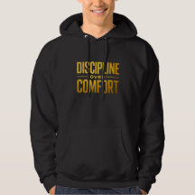 Discipline Over Comfort T-shirt | Motivatie & Gees