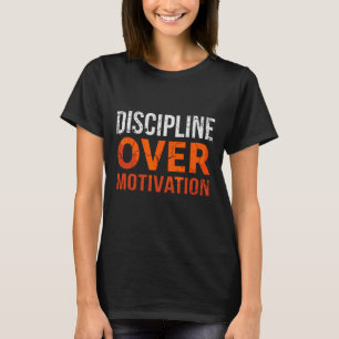 Discipline over motivatie Gym Workout T-shirt Gewi