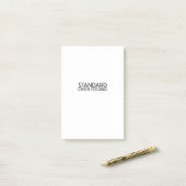 Discipline Over Motivation Minimalist Post-it® Notes (Op bureau)
