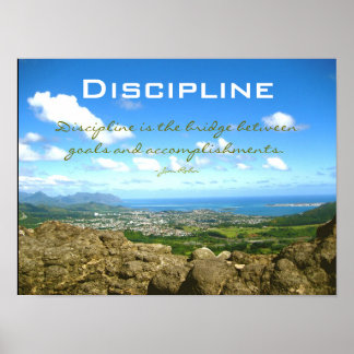 Discipline Poster
