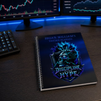Discipline sur Hype Blue Glow Bitcoin Crypto
