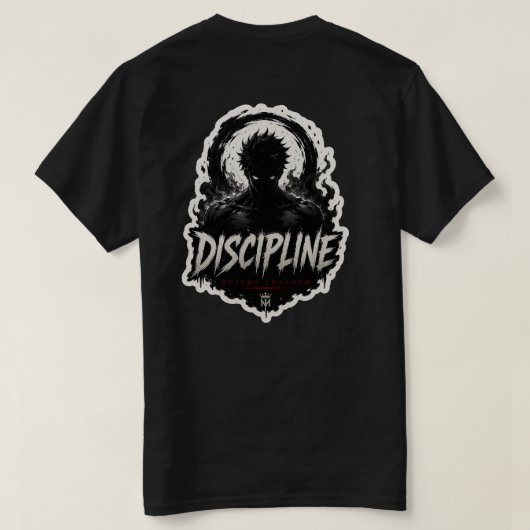 DISCIPLINE T-SHIRT (Design achterkant)