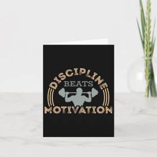 Discipline verslaat motivatie kaart