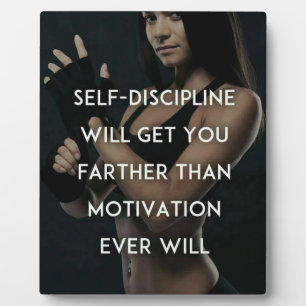 Discipline versus Motivatie - Inspiratie voor een  Fotoplaat