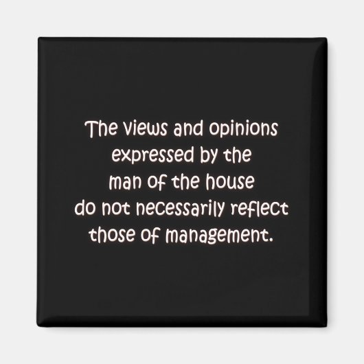 Disclaimer Magnet Magneet (Voorkant)