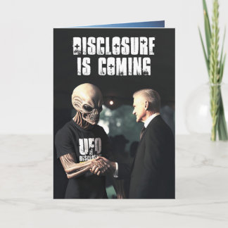 Disclosure Is Coming  Birthday V1 Feestdagen Kaart