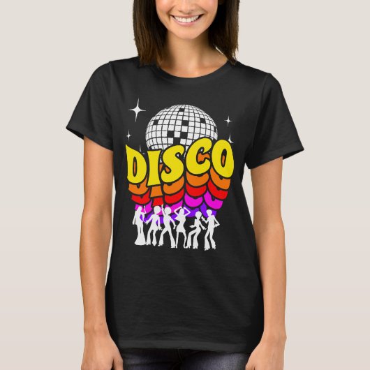 Disco 70er Retro Shirt (Voorkant)