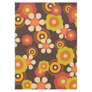 Disco 70s 60s Retro Flowers Pop Culture Tafelkleed