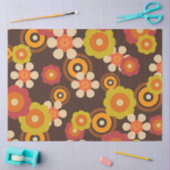 Disco 70s 60s Retro Flowers Pop Culture Tissuepapier (Craft)