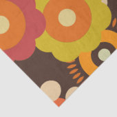 Disco 70s 60s Retro Flowers Pop Culture Tissuepapier (Detail)