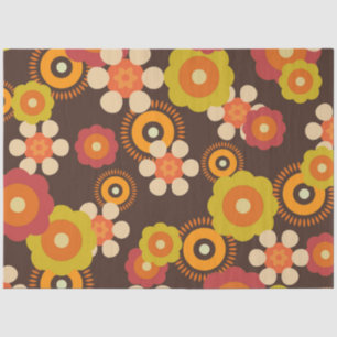 Disco 70s 60s Retro Flowers Pop Culture Tissuepapier