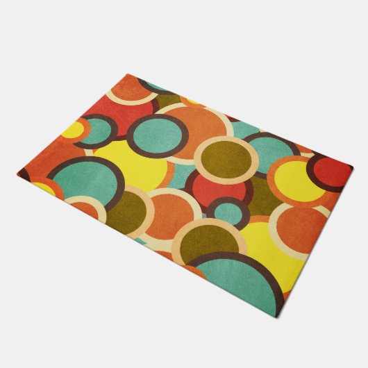 Disco 70s 60s Retro MOD Pop Cultuur Deurmat (Schuin)