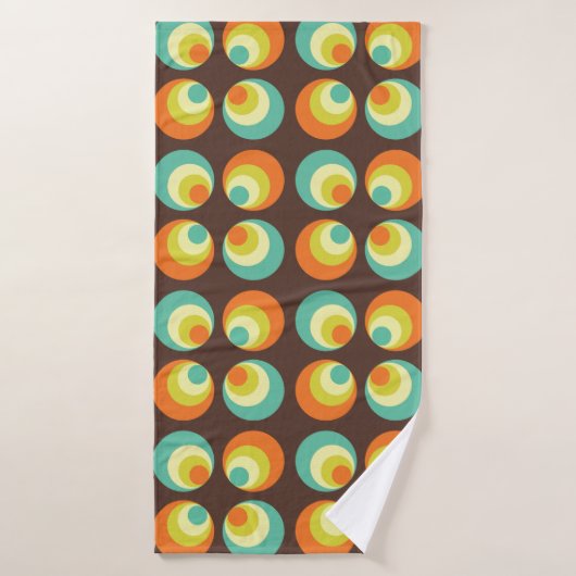 Disco 70s 60s Retro Pop Culture Badhanddoek (Badhanddoek)
